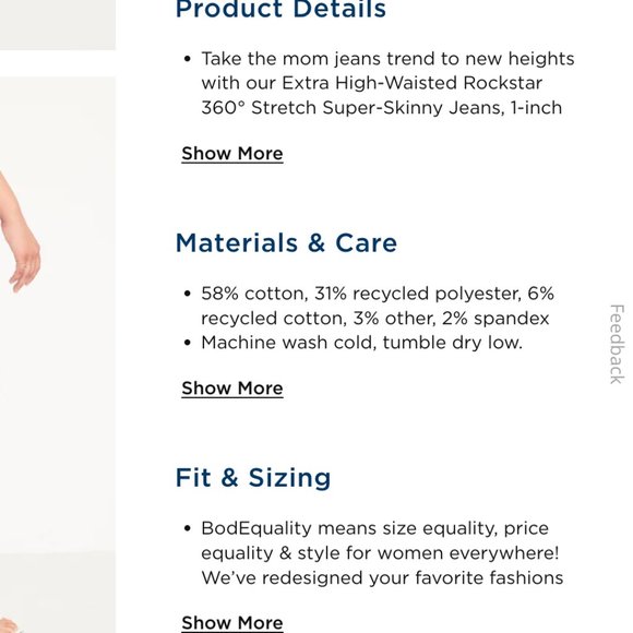 NEW Skinny Straight Light Denim SZ 8 from Old Navy - Picture 3 of 4